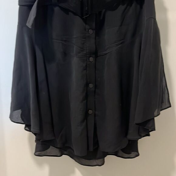 A.L.C. Belted Silk Skirt - Picture 6 of 7